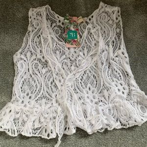 Adorable Girls Sabz Top NWT size M